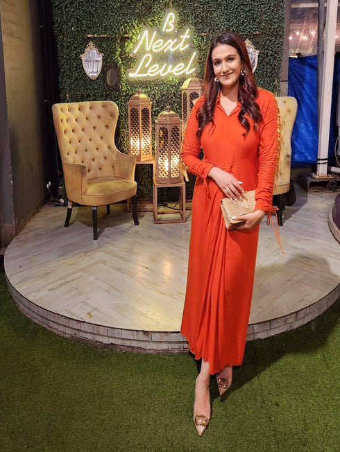 Orange Stallion Gown